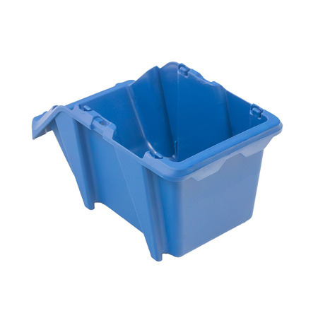 Pojemnik magazynowy Mega-M kuweta warsztatowa S plastikowa 155x250x120 mm niebieski (pakiet 25 szt.) N