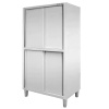 Szafa ze stali nierdzewnej przelotowa dzielona Mega-M S-100 cm G-60 cm H-200 cm N