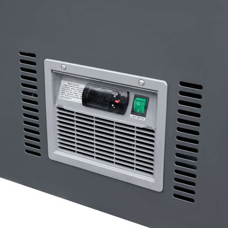 Zamrażarka skrzyniowa przeszklony panoramiczny front 437 L Mega-M OZI i185 NoFrost