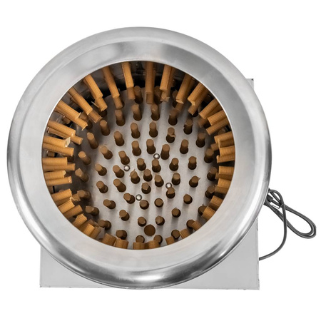 Skubarka do drobiu gołębi i przepiórek Mega-M CH 3-4G/P bęben 40 cm 2-4 przepiórki lub 2-3 gołębie/min 200 W