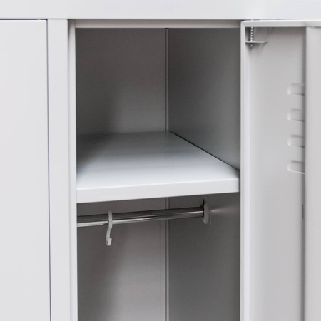 Szafka BHP ubraniowa Mega-M pracownicza 3-drzwiowa S-90 cm