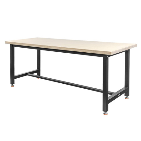 Stół warsztatowy Mega-M S-200 cm G-75 cm H-80 cm grafit