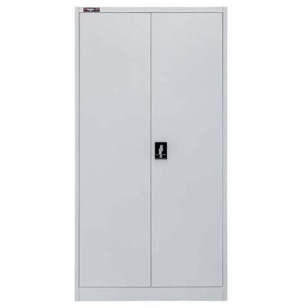 Szafa gospodarcza socjalna Mega-M 2-drzwiowa z półkami S-90 cm szara