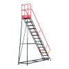 Drabina magazynowa przejezdna Mega-M H-357 cm 14 stopni N