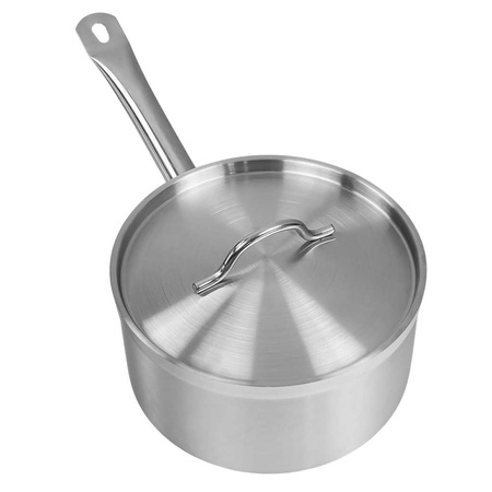Rondel gastronomiczny wysoki z pokrywką Mega-M PRO 5l śr. 22 cm x h 12 cm N