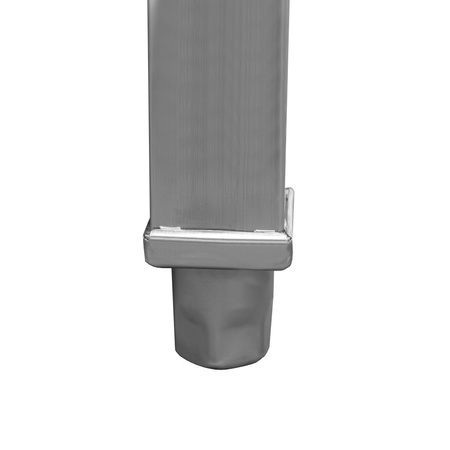Stół ze stali nierdzewnej przyścienny z półką  Mega-M S-120 cm G-70 cm H-85 cm N