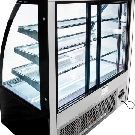 Witryna cukiernicza Mega-M CLARA S120 black