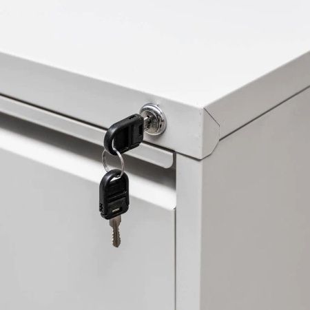 Szafka metalowa na dokumenty Mega-M 4 szuflady kartotekowa S-45 cm