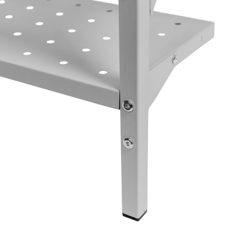 Półka na buty do podstawy z ławeczką WPC pod szafkę BHP 80 Mega-M 75x27x18 cm