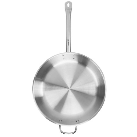 Patelnia ze stali nierdzewnej Mega-M ⌀36 cm