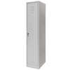 Szafka ubraniowa BHP Mega-M J-40 1 drzwiowa szara S-36 cm G-50 cm H-180 cm skręcana N