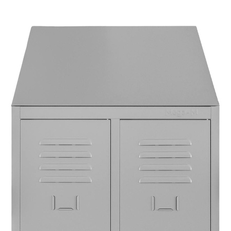 Daszek skośny do szafki BHP 60 Mega-M szary 60x50x20 cm