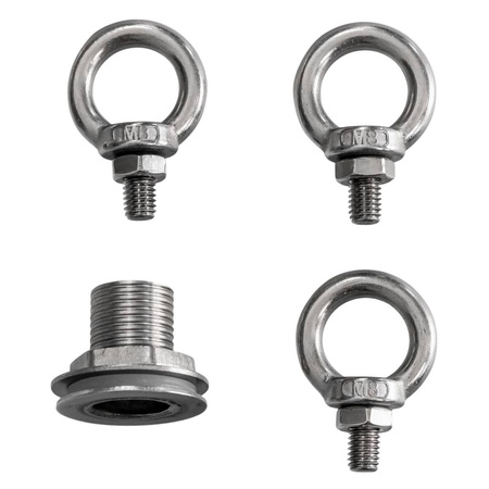 Okap gastronomiczny skośny z łapaczem tłuszczu Mega-M 200x100x50 cm stal nierdzewna