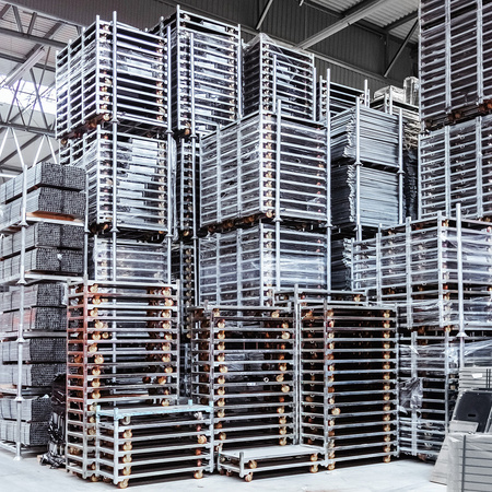 Wózek duński na kwiaty Mega-M baza+2 półki