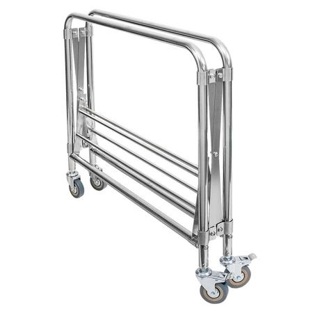 Wózek hotelowy na pranie Mega-M 86x65x80 cm składany niebieski