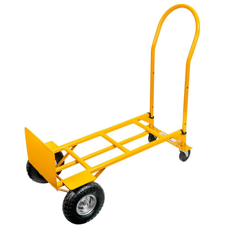 Wózek magazynowy młynarka Mega-M 2w1 transportowy żółty 250 kg karton N
