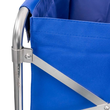 Wózek hotelowy na pranie Mega-M 86x65x80 cm składany niebieski