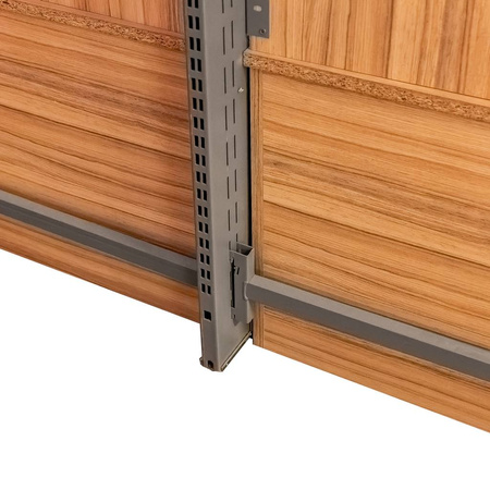 Regał na pieczywo otwarty oświetlenie LED Mega-M H-193 cm L-257 cm G-62 cm Coco Bolo