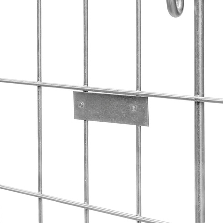 Gitterbox Kosz nadstawka na paletę Mega-M 120x80 cm otwierany obustronnie