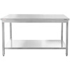 Stół gastronomiczny Mega-M 1400x700/2półki/MDF/N