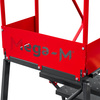 Drabina magazynowa przejezdna Mega-M H-357 cm 14 stopni N