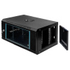 Szafa Rack Mega-M 19" 6U 300x600x400 wisząca czarny N