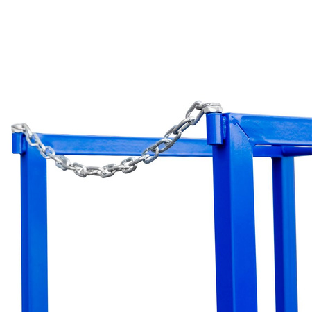 Drabina magazynowa przejezdna pomost magazynowy Mega-M STANDARD H-150 cm 6 stopni