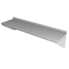 Półka wisząca pojedyńcza ze stali nierdzewnej Mega-M S-120 cm G-30 cm N
