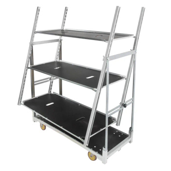 Wózek duński na kwiaty Mega-M baza+3 półki pochylny