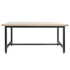 Stół warsztatowy Mega-M S-180 cm x G-75 cm x H-80 cm system 01 grafit N