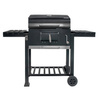 Grill ogrodowy węglowy Mega-M 2x stolik boczny 55x42 N