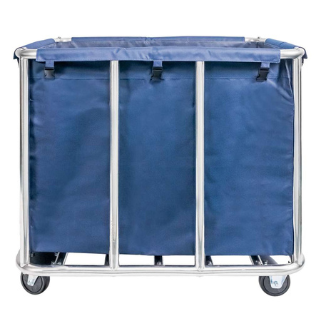 Wózek hotelowy na pranie Mega-M 90x65x83.5 cm niebieski