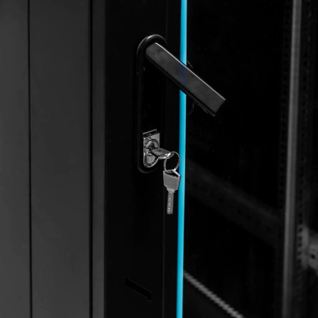 Szafa Rack 19" 32U serwerowa na elektronikę Mega-M stojąca 60x100x156,5 cm czarna