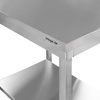 Stół gastronomiczny Mega-M 1400x700/2półki/MDF/N
