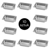Pojemnik GN 1/4 ze stali nierdzewnej Mega-M 26,5×16,2×6,5cm zestaw 10 szt.