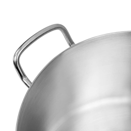 Rondel gastronomiczny wysoki z pokrywką Mega-M PRO 8l śr. 26 cm x h 14,5 cm N