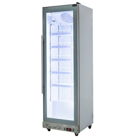 Witryna chłodnicza 1-drzwiowa 501L Mega-M DIEGO R62 Prestige white oświetlenie LED