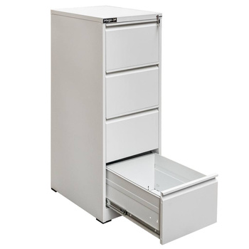Szafka metalowa na dokumenty Mega-M 4 szuflady kartotekowa S-45 cm