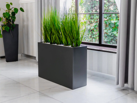 Skrzynia kwiatowa Mega-M H-70 cm L-135 cm G-30 cm Antracyt 0164