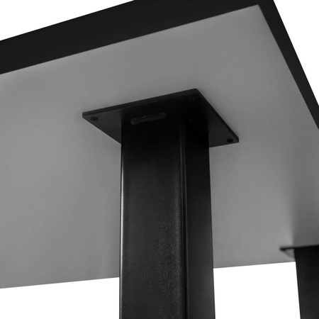 Stół konferencyjny Mega-M 220x130x76 cm biel alpejska