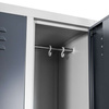 Szafka skrytkowa BHP Mega-M 6 skrytek 90x50x180 cm szara grafitowy front
