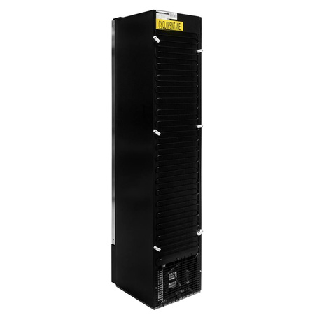 Witryna chłodnicza 1-drzwiowa 150L Mega-M DIEGO S40 Exclusive black oświetlenie LED