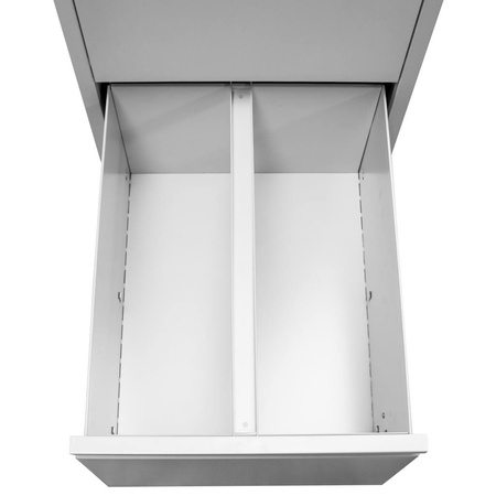 Szafka metalowa na dokumenty Mega-M 3 szuflady kartotekowa