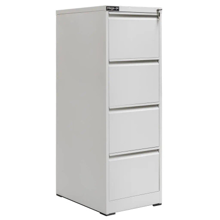 Szafka metalowa na dokumenty Mega-M 4 szuflady kartotekowa S-45 cm