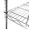 Regał druciany chromowany Mega-M 4-półkowy 180x45x180 N
