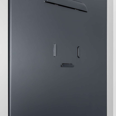 Szafka skrytkowa BHP Mega-M 6 skrytek 90x50x180 cm szara grafitowy front