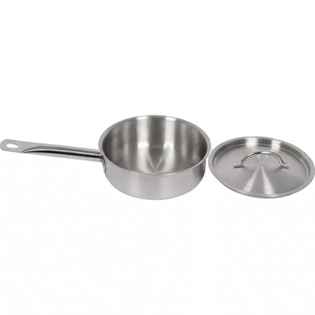 Rondel z pokrywką ze stali nierdzewnej Mega-M 1,7L 18x6,5 cm