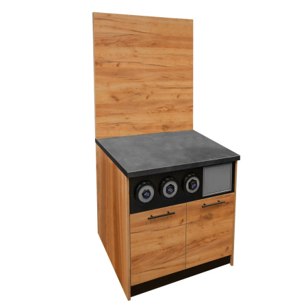Szafka pod ekspres do kawy Mega-M H-200/90 cm L-90 cm G-75 cm dąb kraft