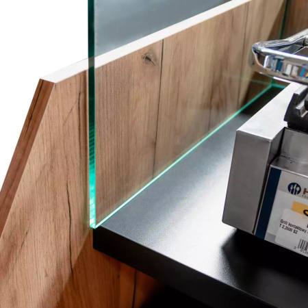 Stanowisko do hot-dogów Mega-M H-143 cm L-70 cm G-80 cm dąb kraft