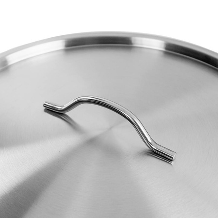 Garnek ze stali nierdzewnej wysoki z pokrywką Mega-M 130L 55x55 cm